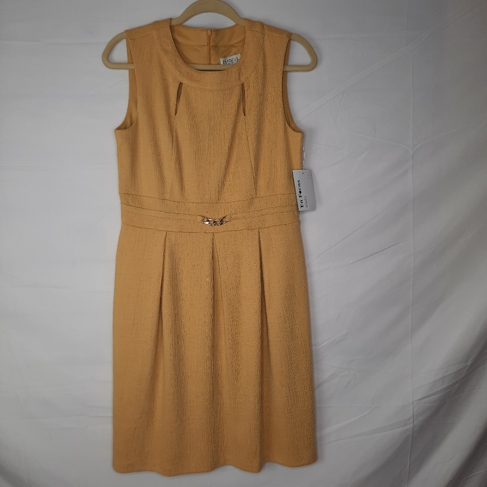 Enfocus yellow sleeveless dress